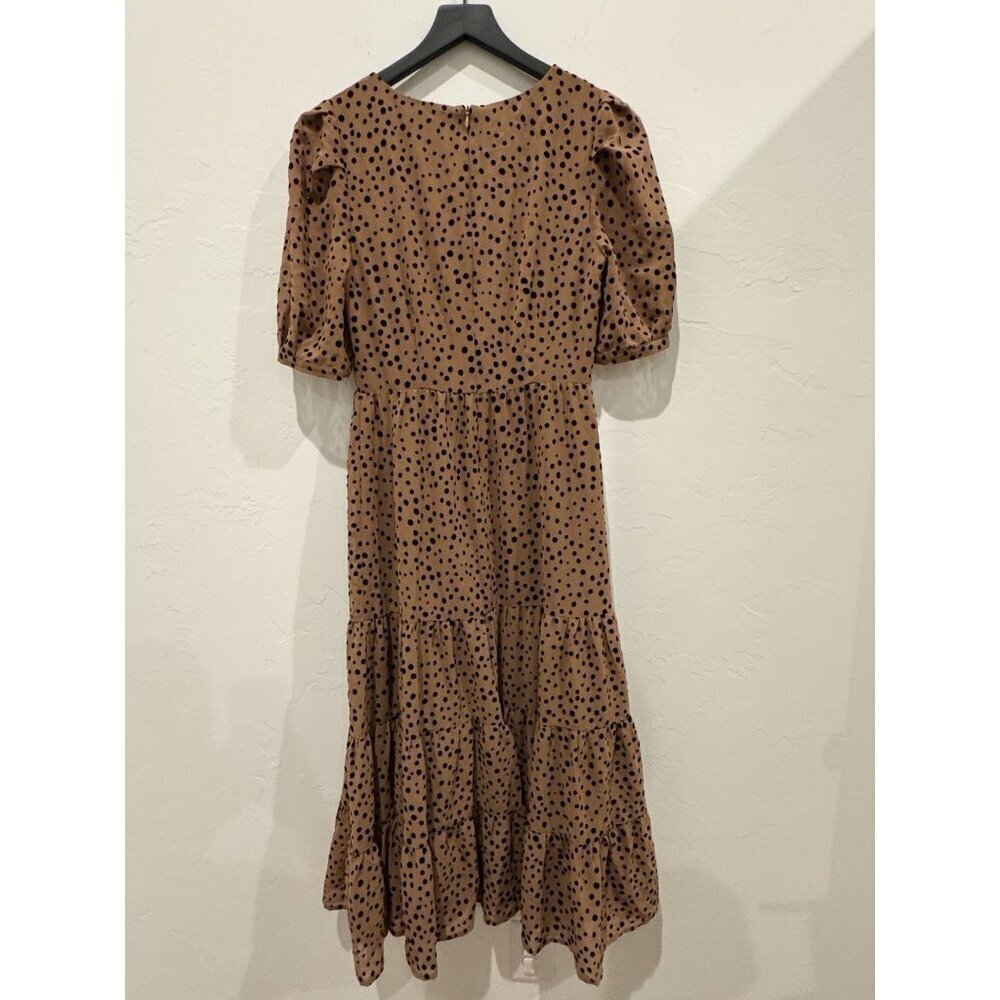BB Dakota Midi Dress Brown And Black - Picture 8 of 12